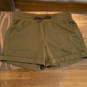 Tie waist shorts